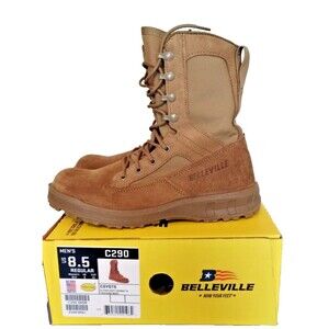 Belleville C290 ARMR LTE Ultralight Combat and Training Boot Coyote Size 8.5 NIB